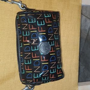 **FENDI MONOGRAM**MULTICOLOR**PATENT LEATHER HANDBAG/CROSSBODY**VERY RARE
